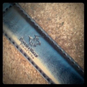 Beverly Hill Polo Club Black Leather Belt